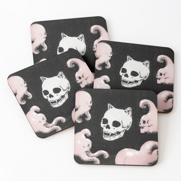Item preview, Cat Skull Octopus designed and sold by TenderRot.