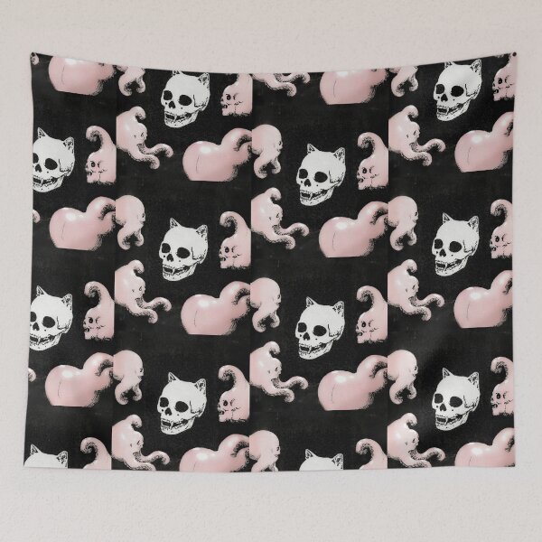 Item preview, Cat Skull Octopus designed and sold by TenderRot.