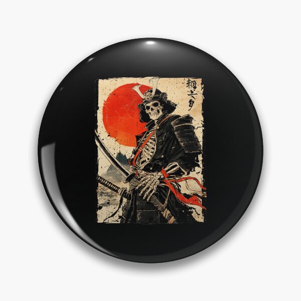 Item preview, Samurai Skeleton Japanese Ukiyo Style Warrior  designed and sold by titanlevi.