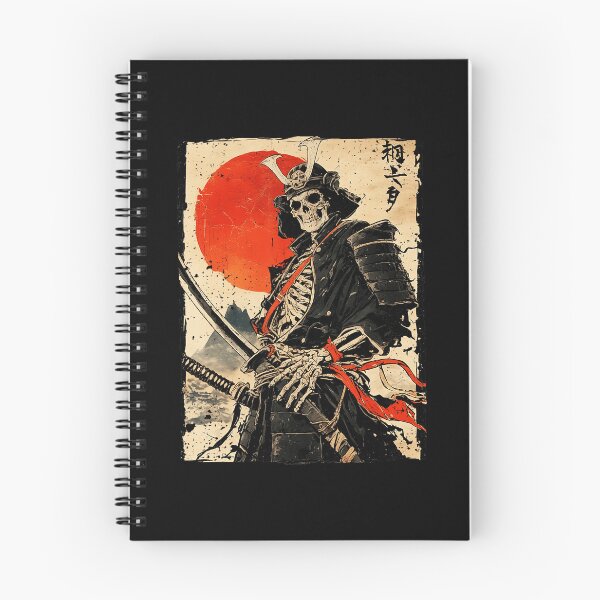 Item preview, Samurai Skeleton Japanese Ukiyo Style Warrior  designed and sold by titanlevi.
