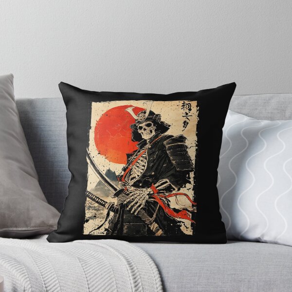 Item preview, Samurai Skeleton Japanese Ukiyo Style Warrior  designed and sold by titanlevi.