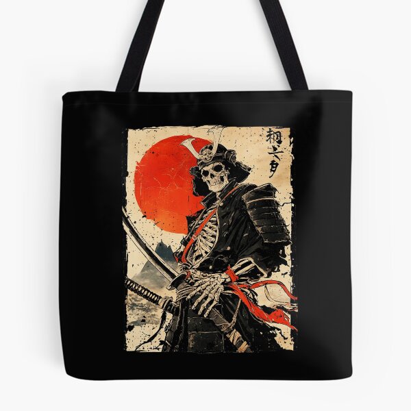 Item preview, Samurai Skeleton Japanese Ukiyo Style Warrior  designed and sold by titanlevi.