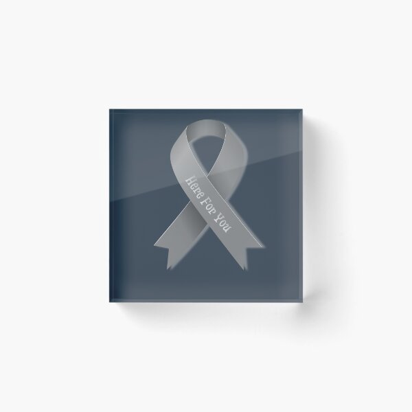 Item preview, Here for You Silver Ribbon – Mental Health Support Awareness designed and sold by Ivy-Triggs.