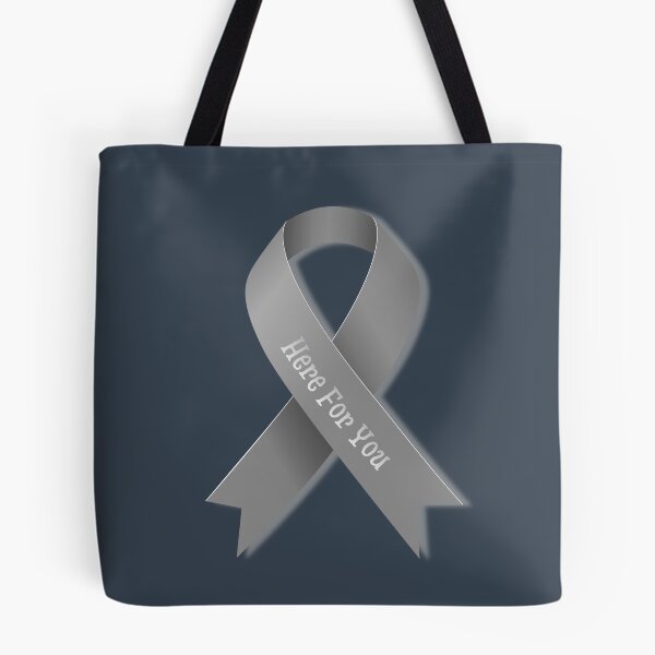 Item preview, Here for You Silver Ribbon – Mental Health Support Awareness designed and sold by Ivy-Triggs.