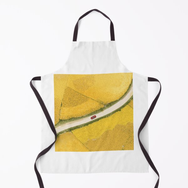Item preview, Red Car on Yellow Field Road designed and sold by TinyWarmThing.