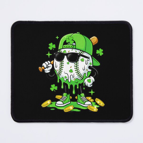 Item preview, Drippy Baseball Shamrock Funny St Patrick’s Day designed and sold by miaa-artistshop.