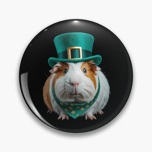 Item preview, St Patrick's Day Guinea Pig Pet Owner Lover Cute Irish Green designed and sold by Formatage.