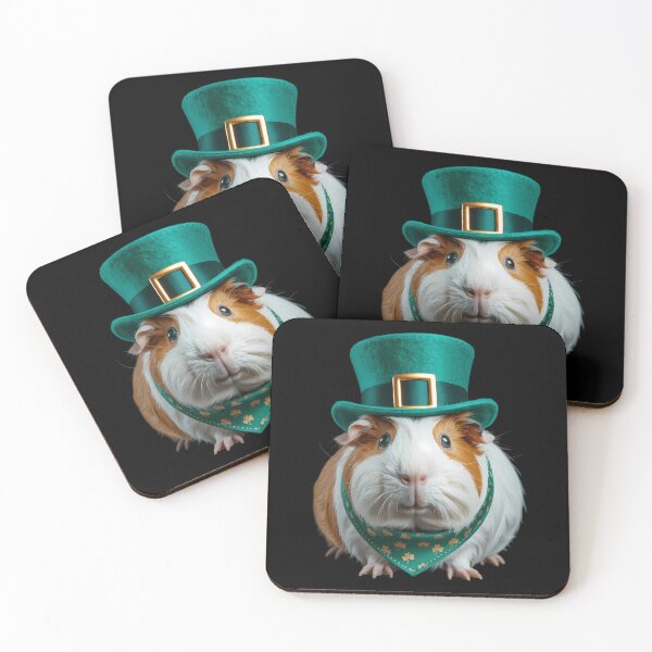 Item preview, St Patrick's Day Guinea Pig Pet Owner Lover Cute Irish Green designed and sold by Formatage.