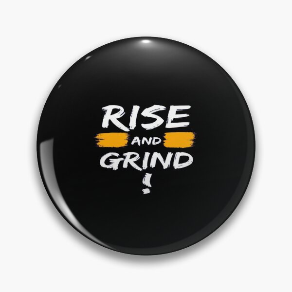 Item preview, Rise and Grind Motivational Graphic • Bold Brushstroke Typography • Hustle Mindset Design designed and sold by Bright Nest Studio.
