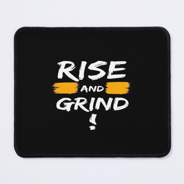 Item preview, Rise and Grind Motivational Graphic • Bold Brushstroke Typography • Hustle Mindset Design designed and sold by Bright Nest Studio.