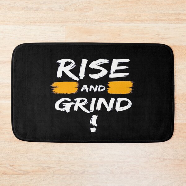 Item preview, Rise and Grind Motivational Graphic • Bold Brushstroke Typography • Hustle Mindset Design designed and sold by Bright Nest Studio.