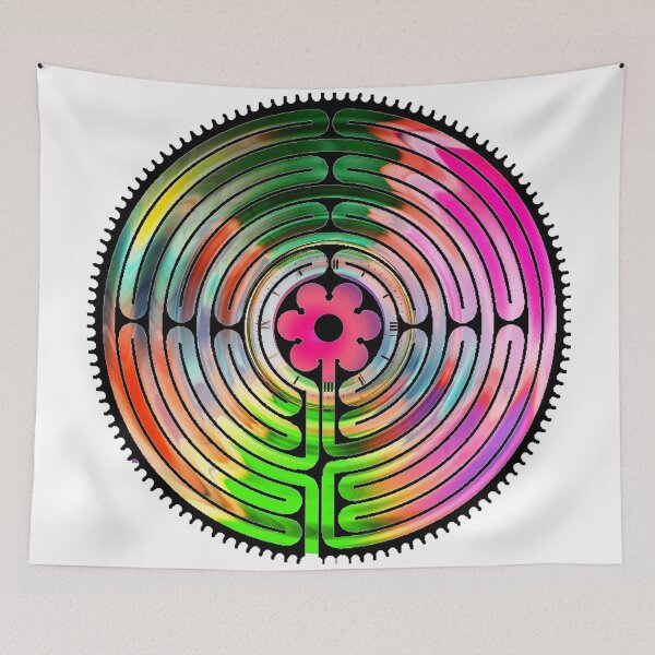 Item preview, Meditation Labyrinth – Mindfulness Journey, Inner Peace & Spiritual Path Art designed and sold by ArtsyExplorer.