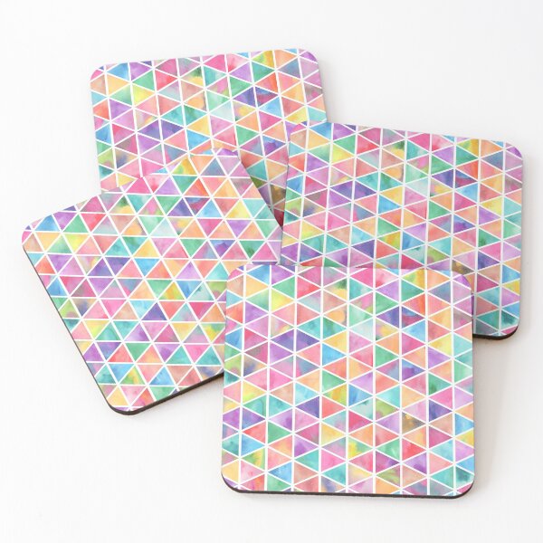 Item preview, Watercolor triangle pattern designed and sold by PhrasesTheThird.