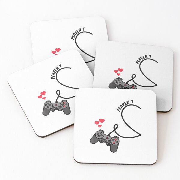 Item preview, Player 1 Heart Gamer Couple Matching Love  designed and sold by FGTV2021.