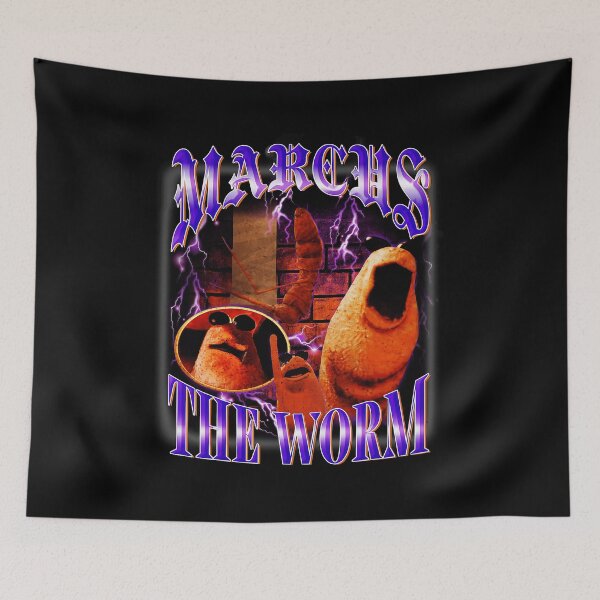 Item preview, Marcus The Worm Funny Absurd Meme  designed and sold by tadmercado.