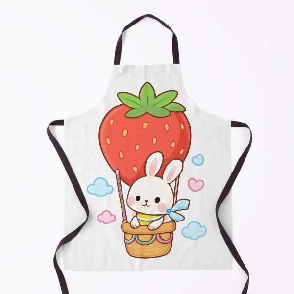 Item preview, Strawberry Bunny Balloon Ride designed and sold by Velvet-motive.