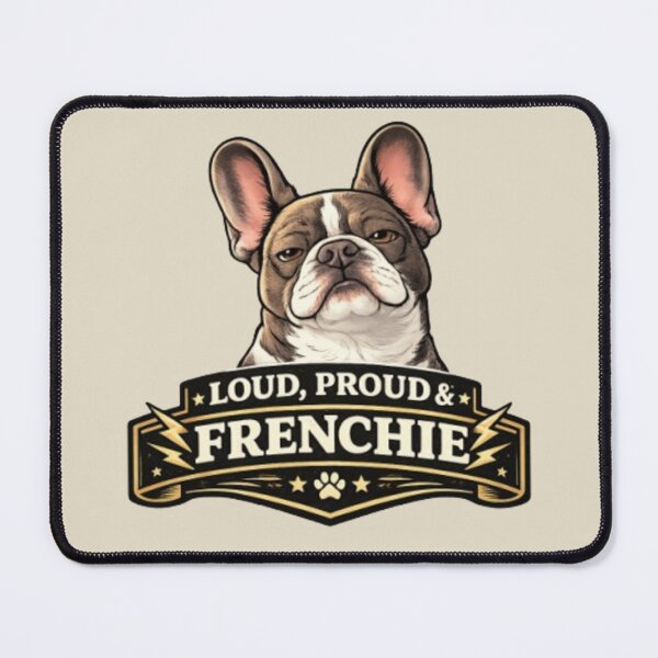 Item preview, Frenchie Humor Collection – Loud Proud and Frenchie Funny French Bulldog Design designed and sold by Frenchie Fever.