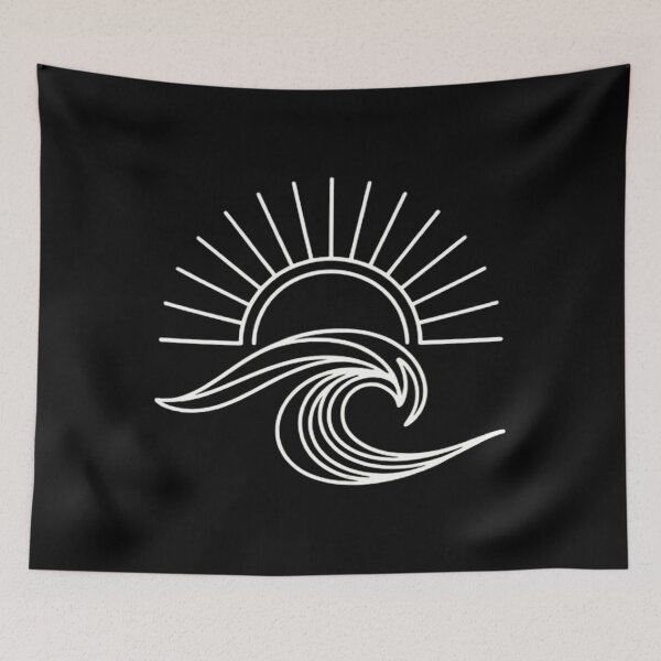 Item preview, Sun Ocean Sunset Ocean Waves Summer Beach Boho Summer designed and sold by papertaless.