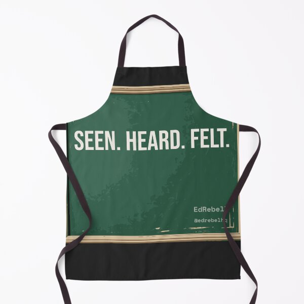 Item preview, Seen. Heard. Felt. — Chalkboard Teacher T-Shirt | EdRebel™ Tardy Bell Collection designed and sold by EdRebel.