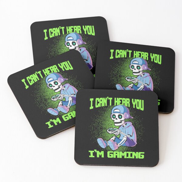 Item preview, I Can't Hear You I'm Gaming Skeleton Gamer Meme designed and sold by FGTV2021.