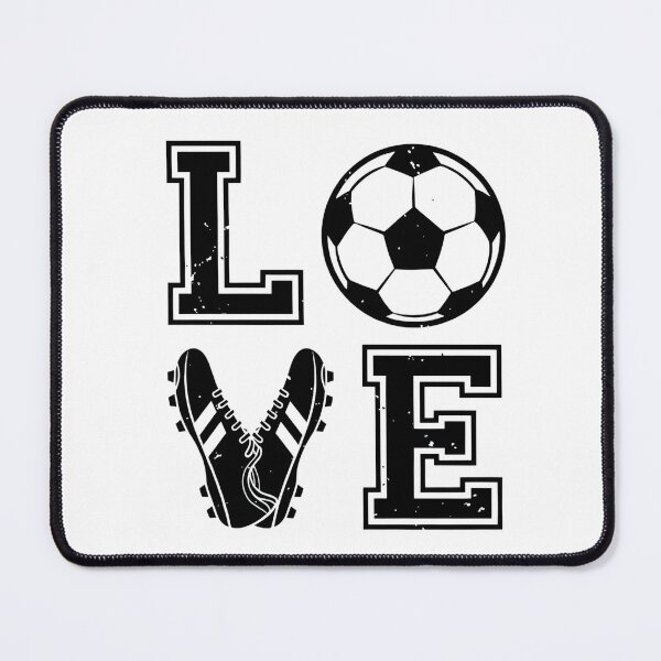 Item preview, Love Soccer Retro Typography designed and sold by dudelinart.