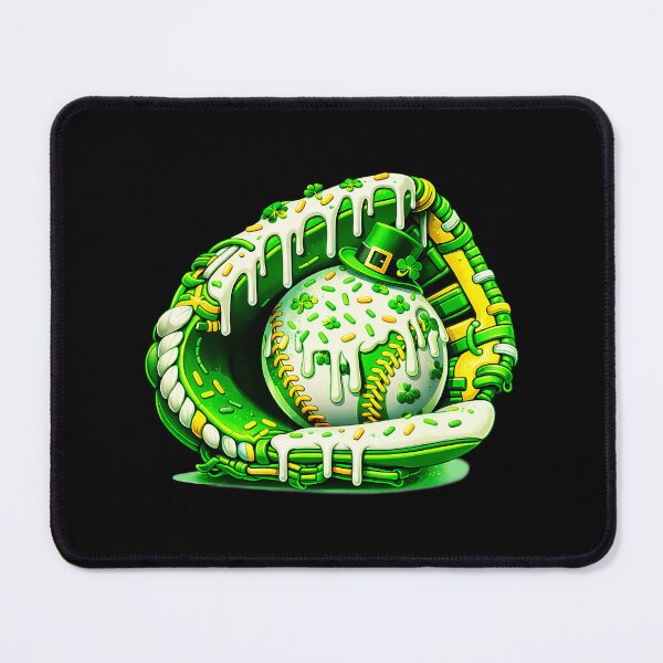 Item preview, Shamrock Drip Baseball Glove Funny St Patrick’s Day  designed and sold by miaa-artistshop.