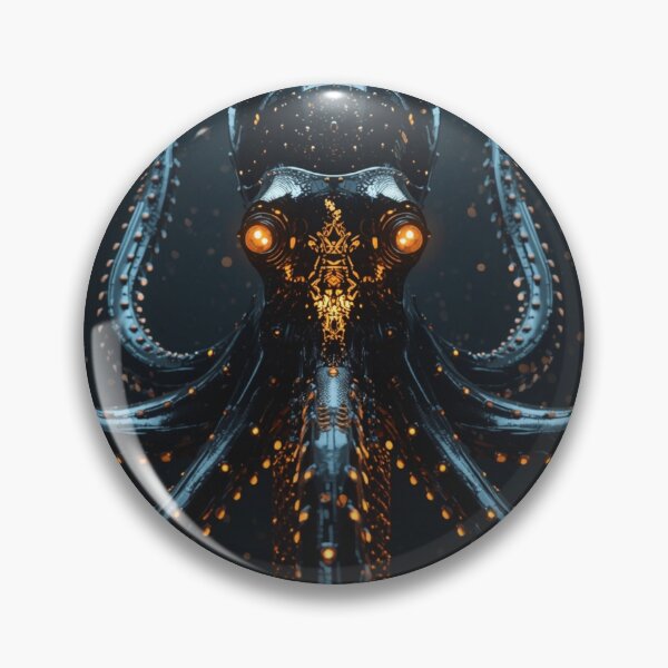 Item preview, Obsidian Kraken - Golden Deep Sea designed and sold by THEARTCURATİON .