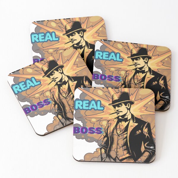 Item preview, The Real Boss: Retro Suit & Smoke designed and sold by Stoneclove.