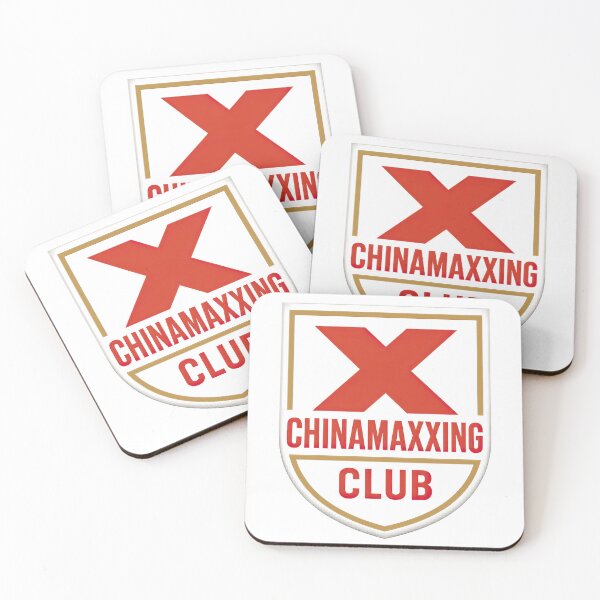 Item preview, Chinamaxxing Bold Minimalist Logo Design designed and sold by Retr0Tshirts.