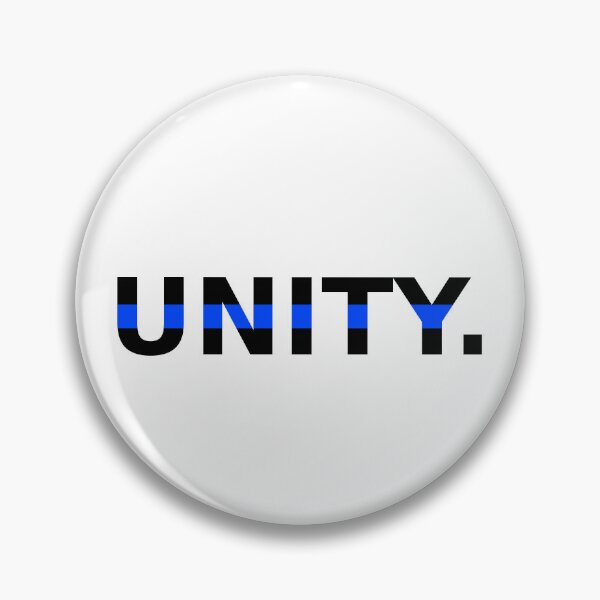 Item preview, Unity – Thin Blue Line Design | Police & Emergency Services | Unity & Strength designed and sold by Lineforge by BehrfectMoments.
