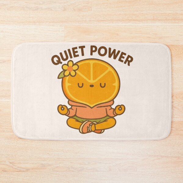 Item preview, Quiet Power Orange – Yoga Pose designed and sold by Aloloco.