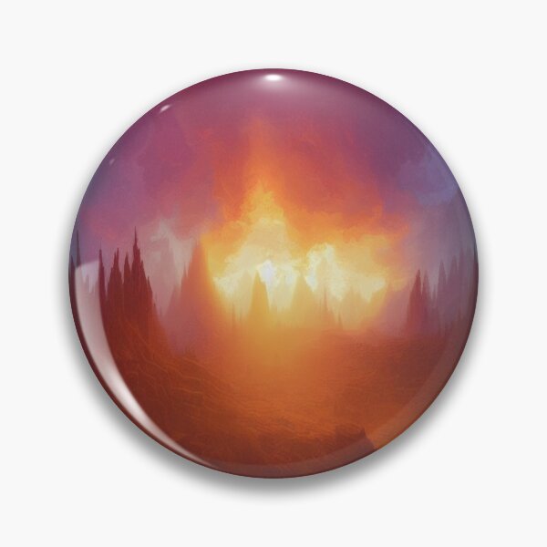Artikelvorschau, Surreale Feuerlandschaft voller Licht und Farbe – Dramatic Fantasy Worldscape entworfen und verkauft von FotoworldEdel.