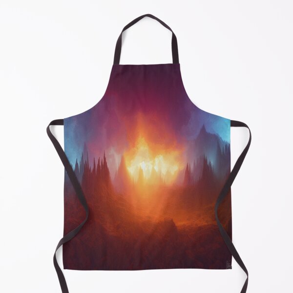 Item preview, Surreal firescape full of light and color – Dramatic Fantasy Worldscape designed and sold by FotoworldEdel.