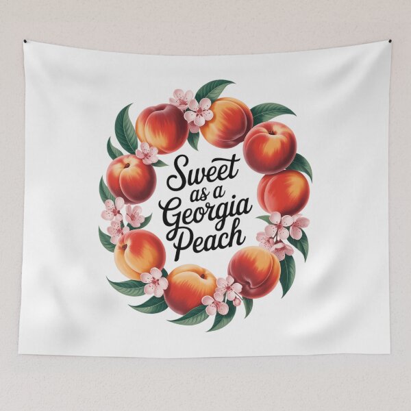 Item preview, Sweet As A Georgia Peach Cute Southern Georgia Girl designed and sold by Formatage.