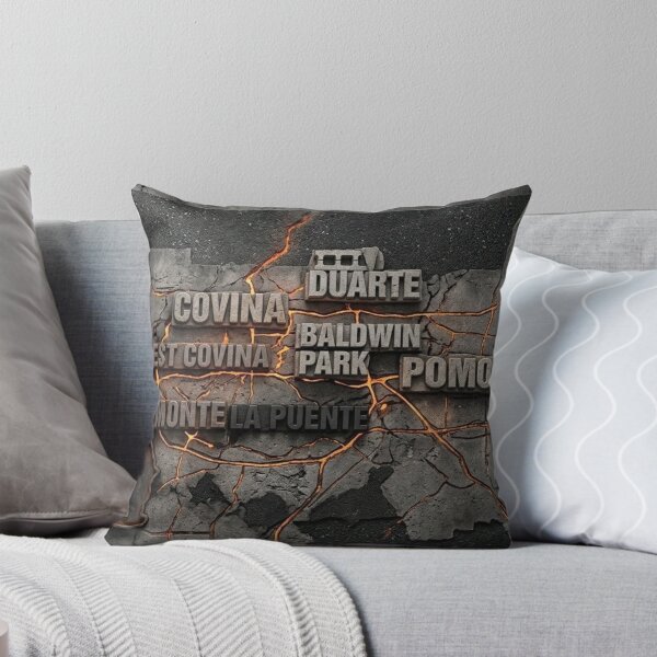 Item preview, San Gabriel Valley California Iron Geography  designed and sold by Uniqueartai.