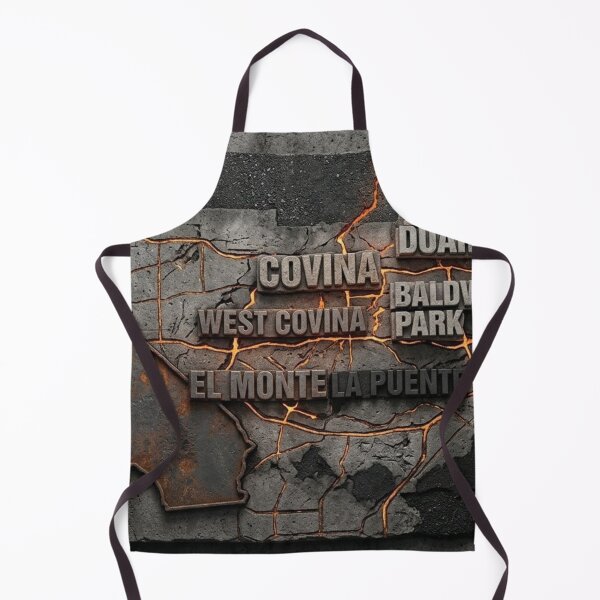 Item preview, San Gabriel Valley California Iron Geography  designed and sold by Uniqueartai.