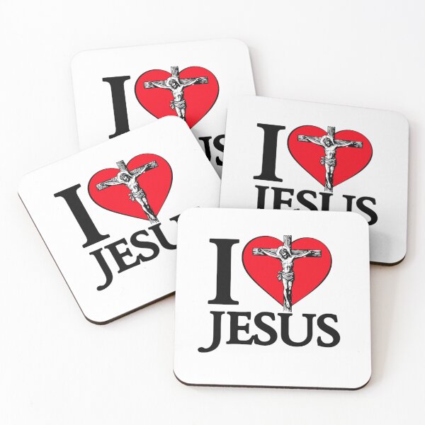 Item preview, I Love Jesus Jesus Christ  designed and sold by Thread&Fable.