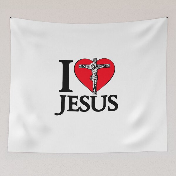 Item preview, I Love Jesus Jesus Christ  designed and sold by Thread&Fable.