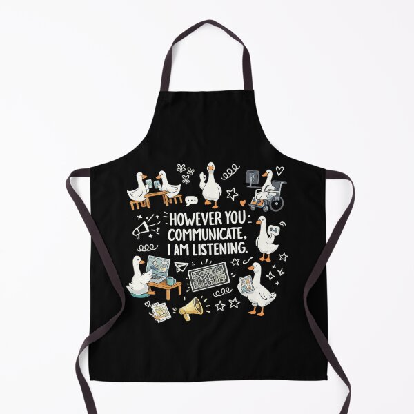 Item preview, However You Communication I'm Listening AAC SLP Silly Goose designed and sold by MAHverse.
