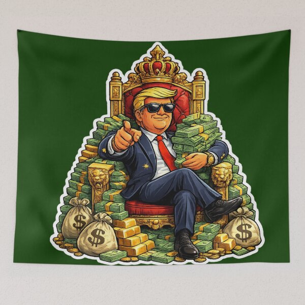 Item preview, Donald Trump throwing dollar designed and sold by UnicornDreamers.