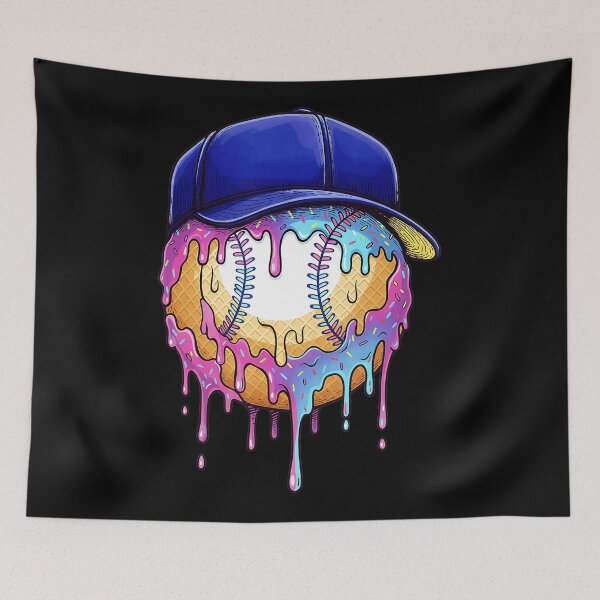 Item preview, Drippy Baseball Ice Cream Style Cool Sports  designed and sold by miaa-artistshop.
