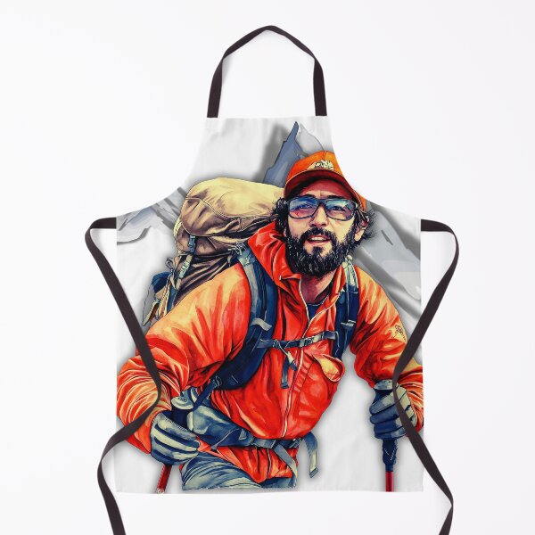 Item preview, Mountain Explorer Hiking Adventure Illustration designed and sold by Angellacelin.