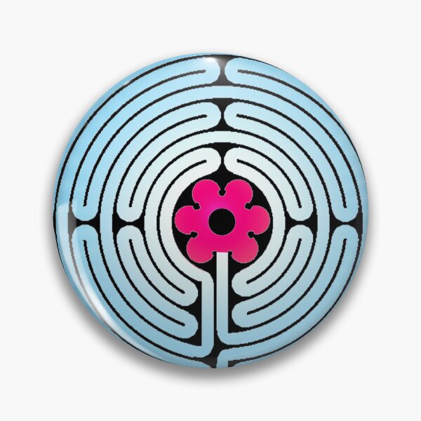 Item preview, Meditation Labyrinth – Inner Peace & Spiritual Path Art designed and sold by ArtsyExplorer.