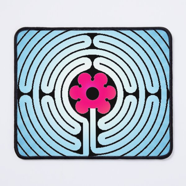 Item preview, Meditation Labyrinth – Inner Peace & Spiritual Path Art designed and sold by ArtsyExplorer.