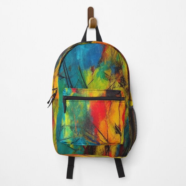 Item preview, Expressive Abstract Art in bold colors – Dynamic Energy on Canvas designed and sold by FotoworldEdel.