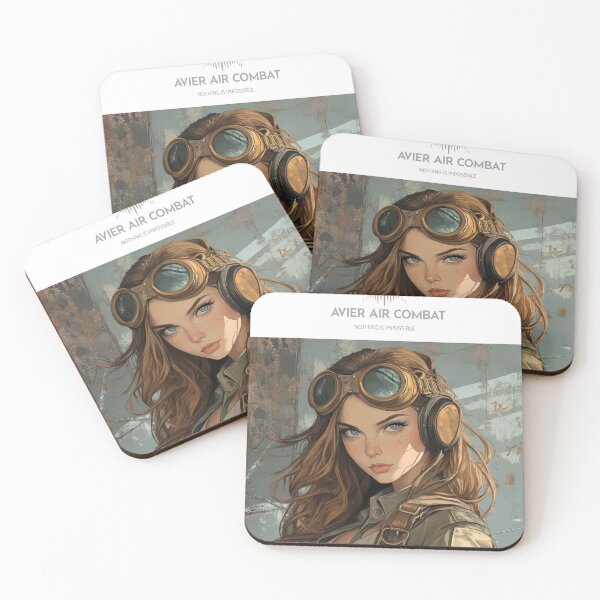 Item preview, Female fighter Avier pilot called Audrey designed and sold by AvierAero.