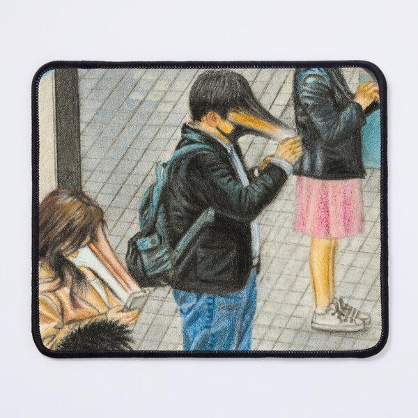 Item preview, Lost in the Screen — Urban Social Commentary Art designed and sold by Bylordalpha.