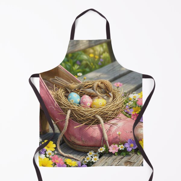 Item preview, Adorable Cute Bird Sleeping in a Vintage Shoe designed and sold by M-Y-A-R-T-.