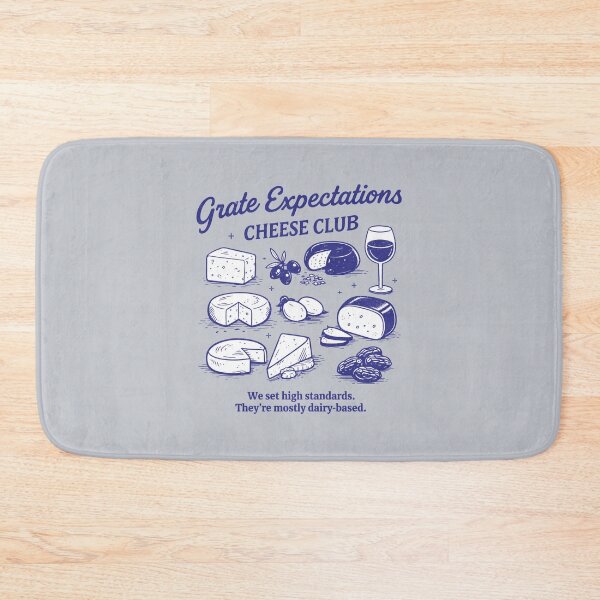 Item preview, Cheese Lover Funny Club Grate Expectations  designed and sold by HowToCanadian.