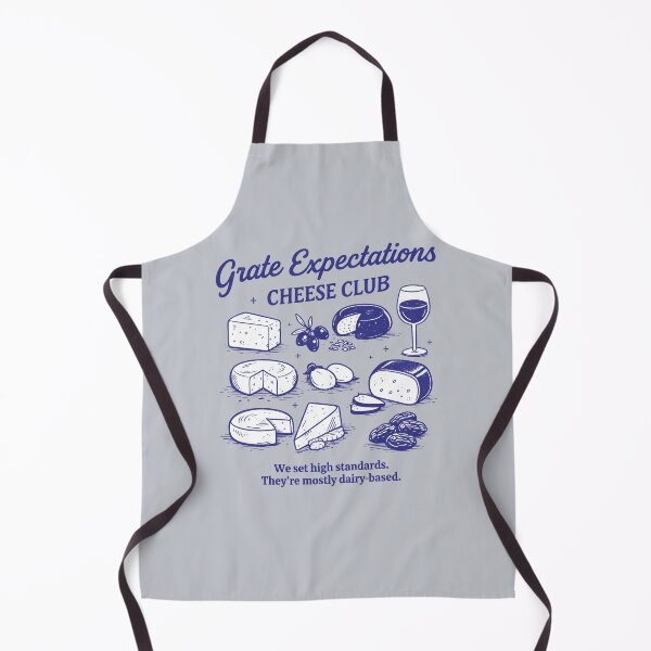 Item preview, Cheese Lover Funny Club Grate Expectations designed and sold by HowToCanadian.